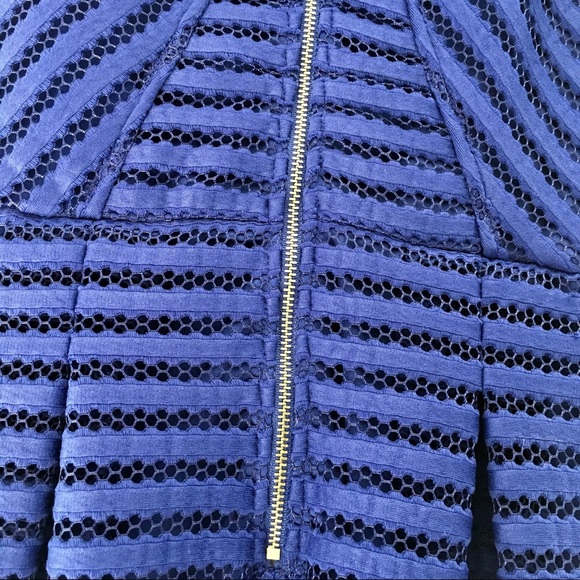 NWT! Blue Stripe Patterned Dress - Picture 6 of 7